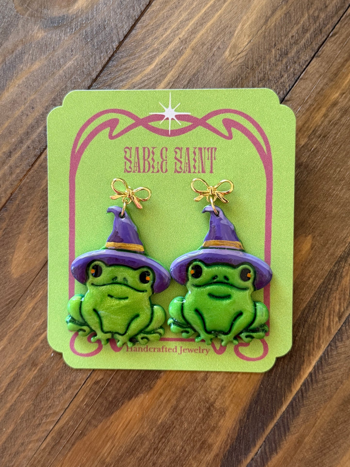 Frog Familiar Earrings