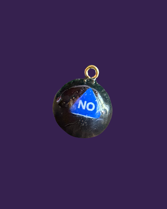 Magic 8 ball charm
