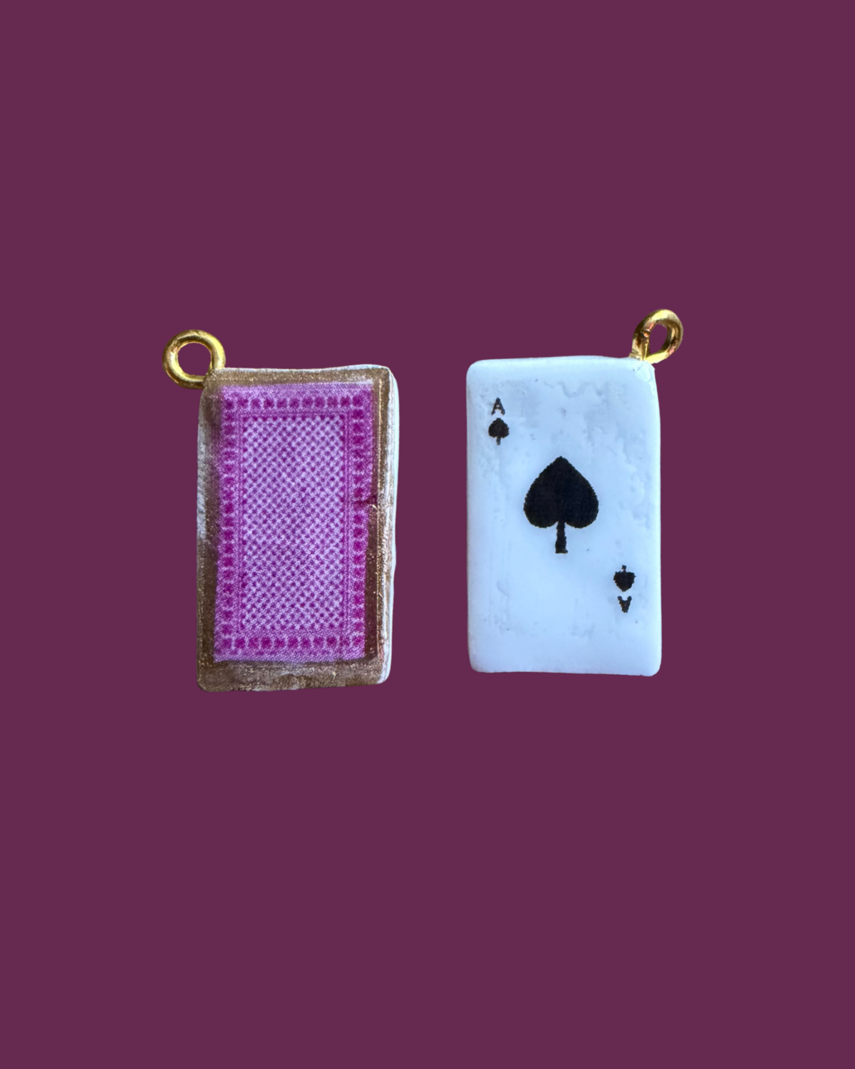 Ace card charm