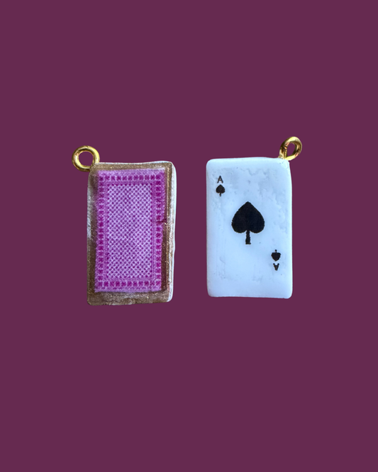 Ace card charm