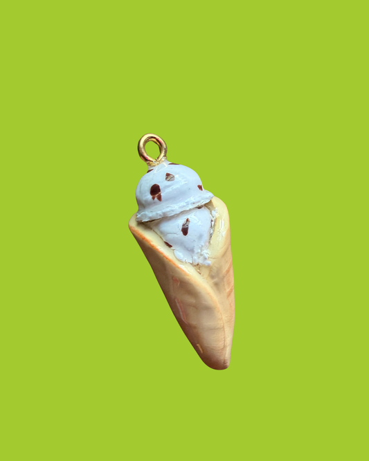 Chocolate Chip Ice Cream charm