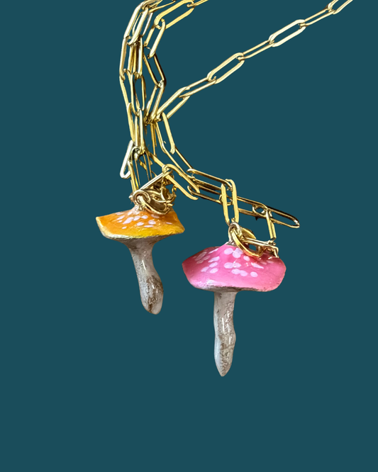 Little Omen Toadstool Pendant Necklace