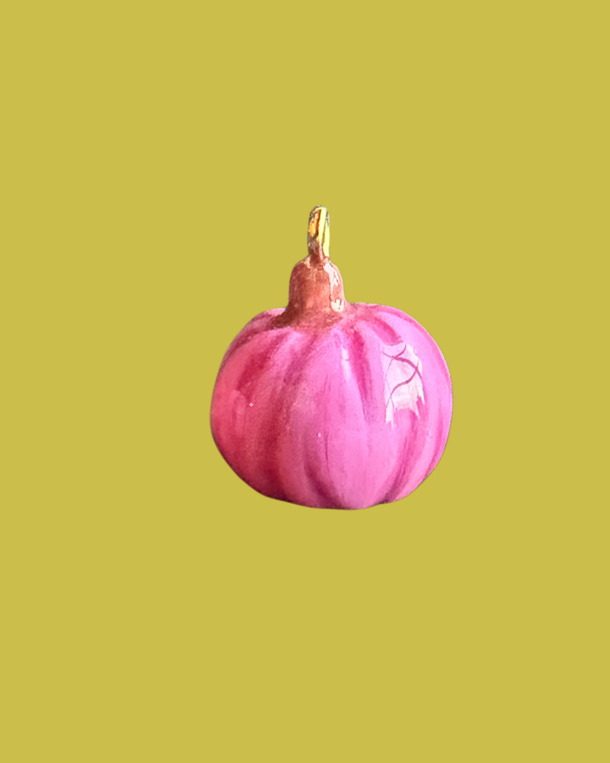 Pink Pumpkin charm