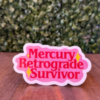 Mercury Retrograde Survivor Sticker