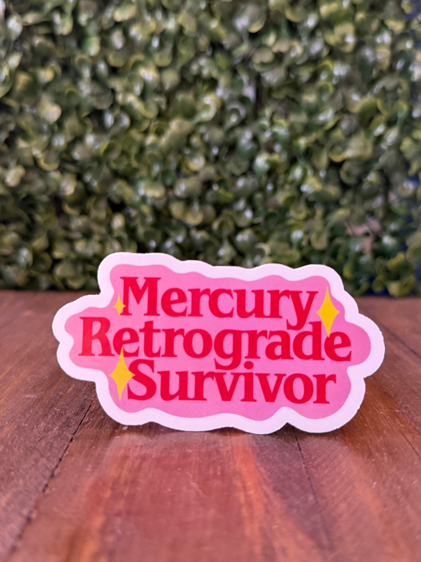 Mercury Retrograde Survivor Sticker