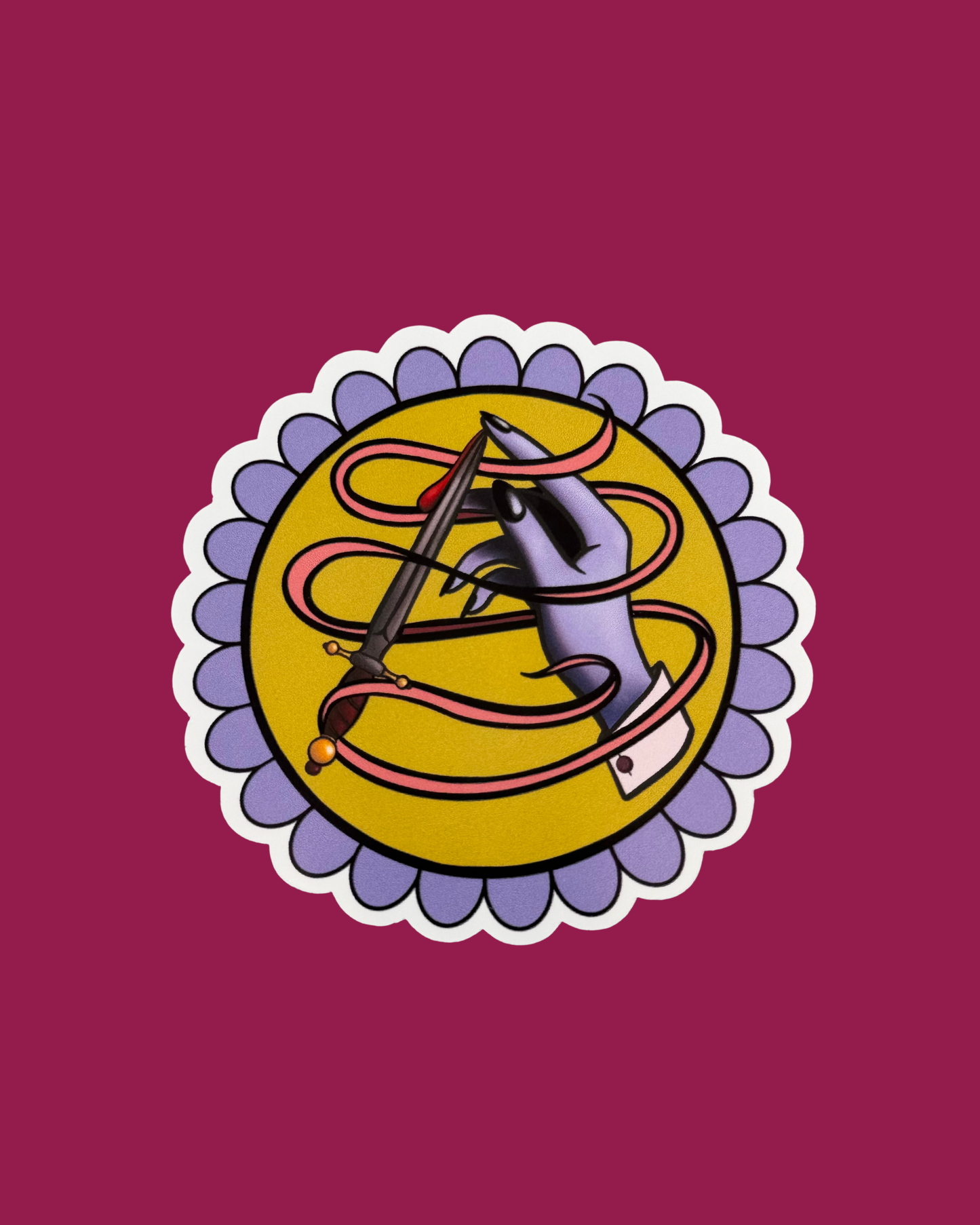 Tempting Fate Sticker
