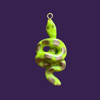 Green snake charm