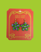 Checkered Flower Earrings