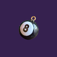Magic 8 ball charm