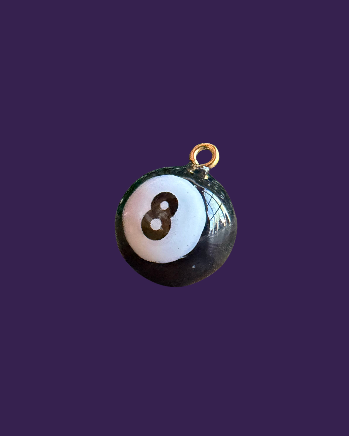 Magic 8 ball charm