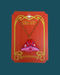 Pink Moth Pendant Necklace