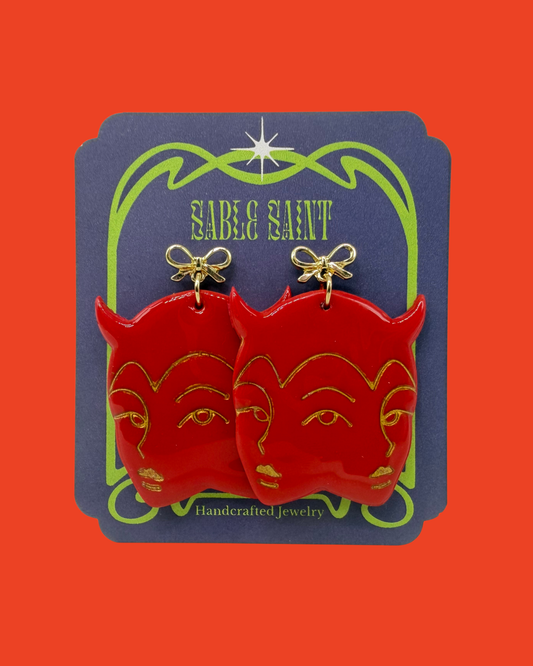 Clever Devil Earrings