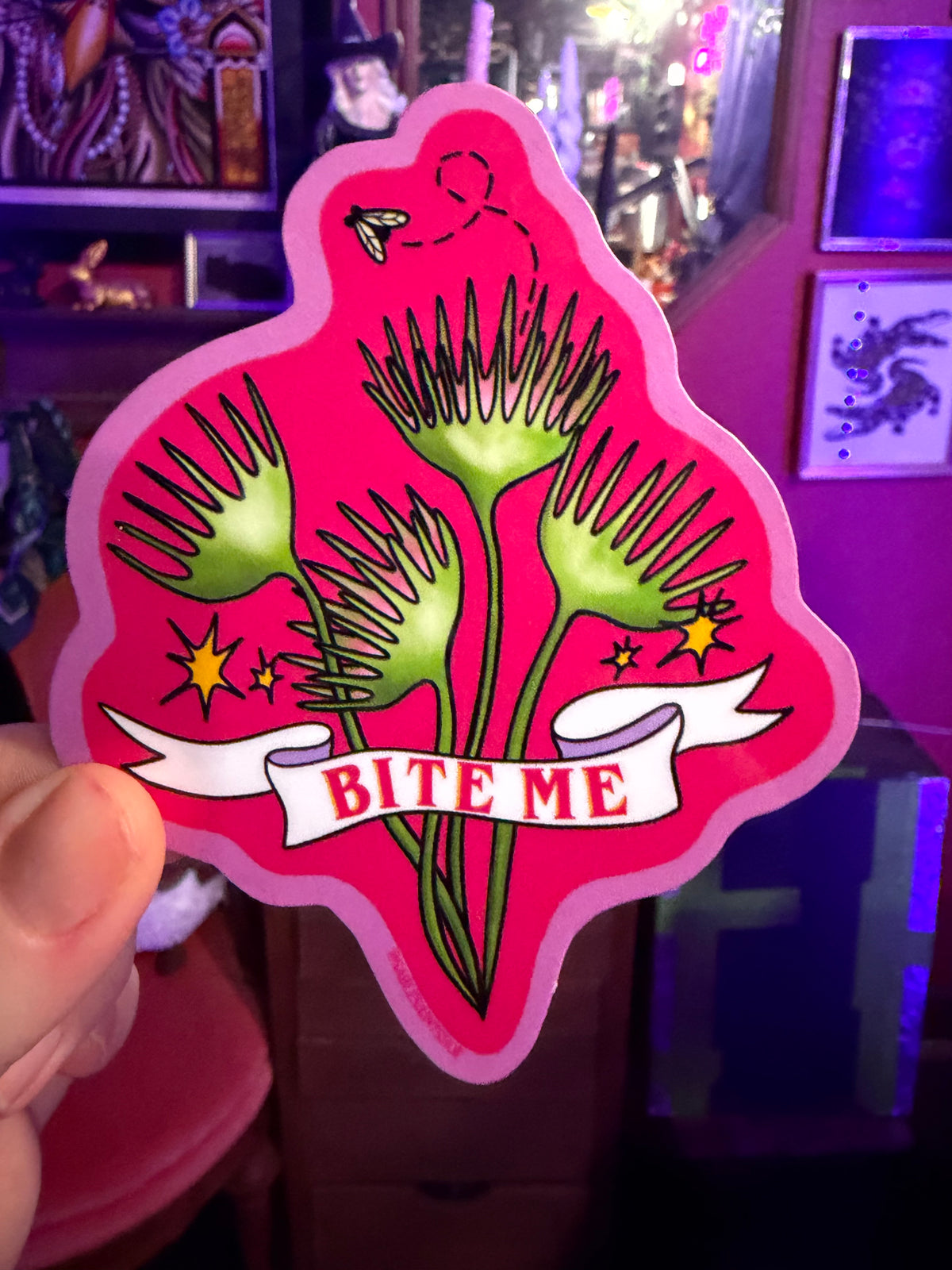 Bite Me Sticker