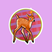 Oh Deer. Sticker