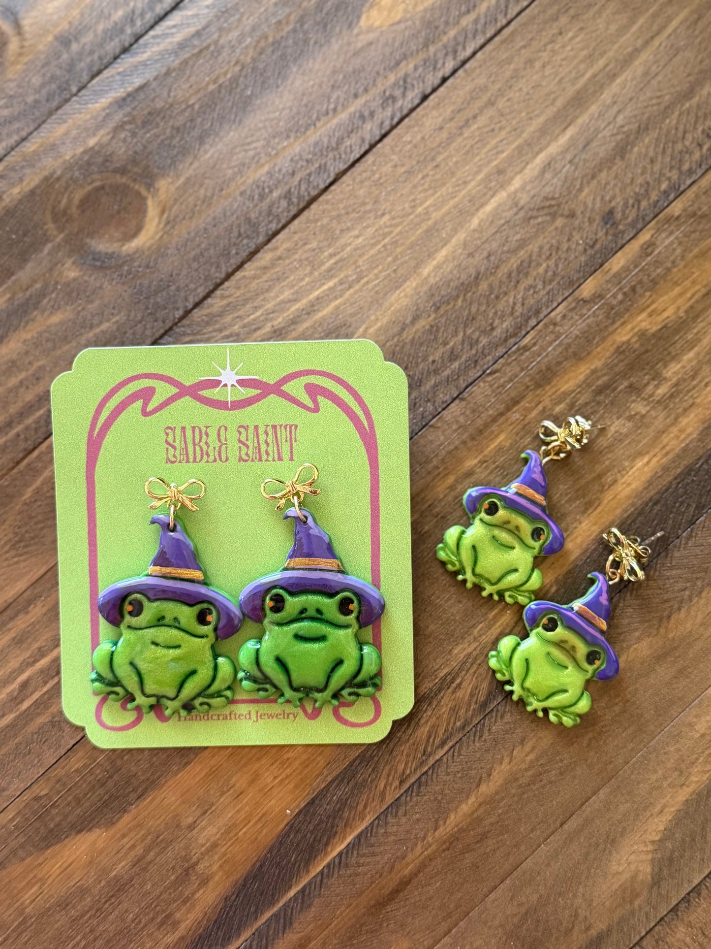 Frog Familiar Earrings