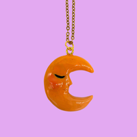 Moon Pendant Necklace