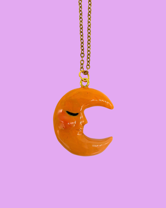 Moon Pendant Necklace
