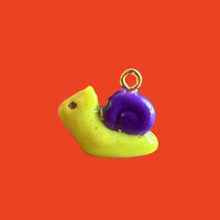 Purple Snail charm