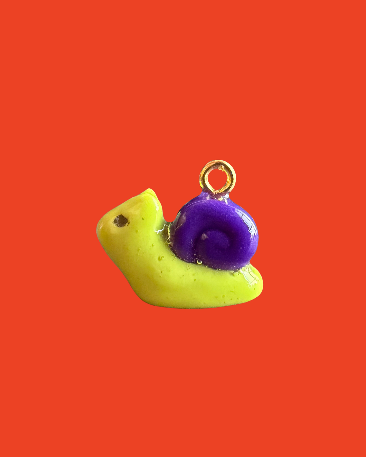 Purple Snail charm