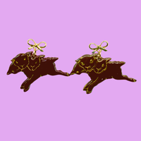 Perfectly Peculiar Lamb Earrings