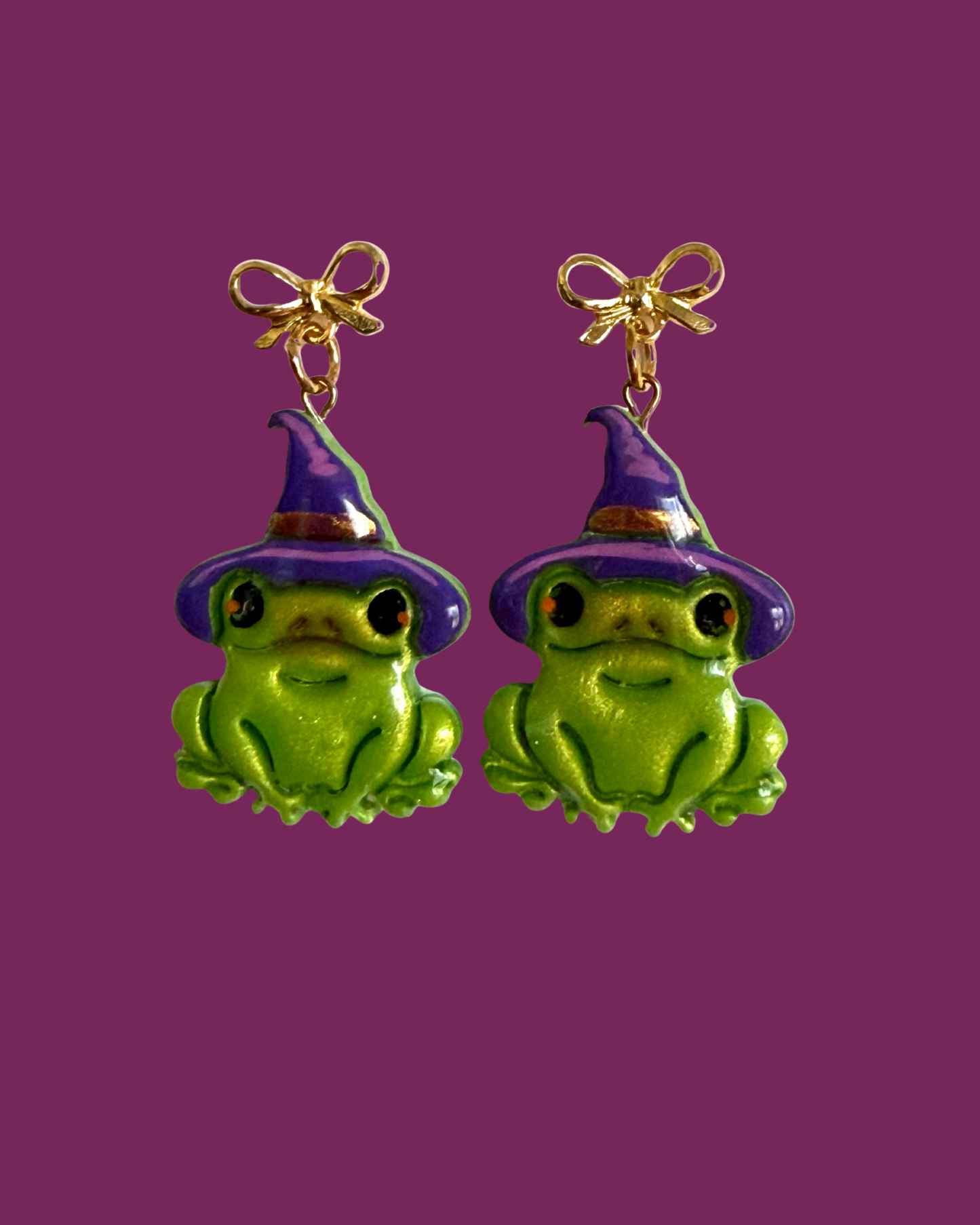 Frog Familiar Earrings