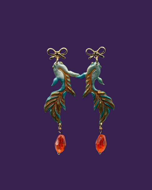 Don't Play Koi Earrings