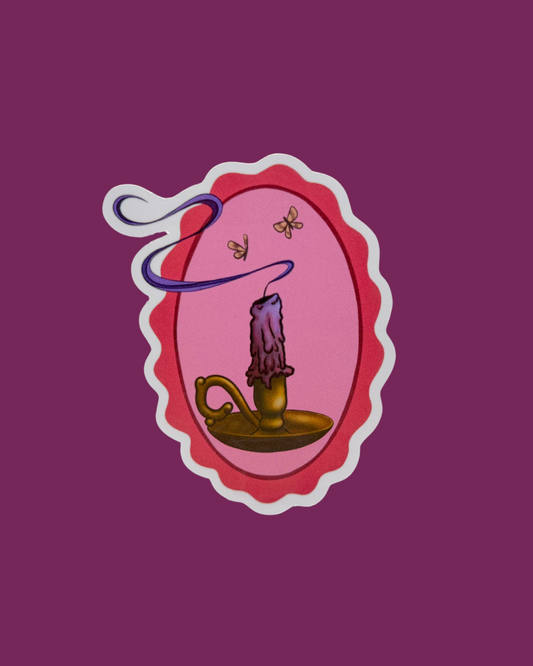 Burned Out Sticker