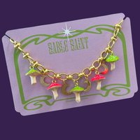 Magic Mushroom - Charm Necklace