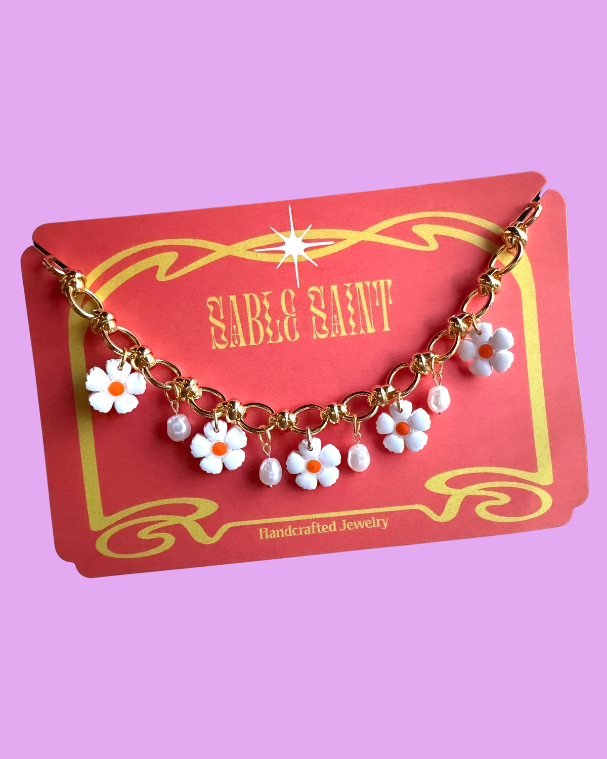 Petal Pusher - Charm Necklace