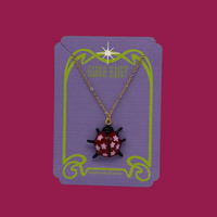 Lucky Ladybug Pendant Necklace