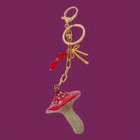 Mystic Mushroom Bag Charm