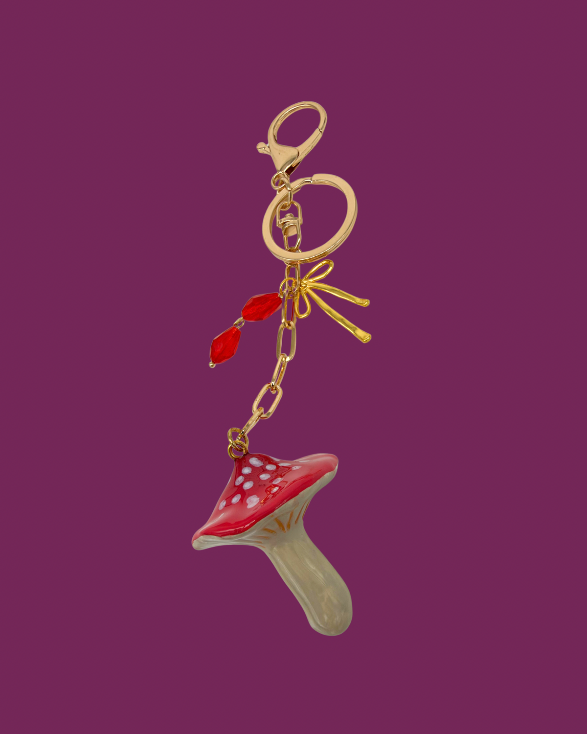 Mystic Mushroom Bag Charm