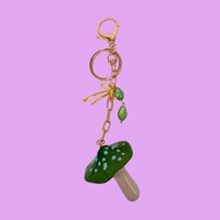 Mystic Mushroom Bag Charm