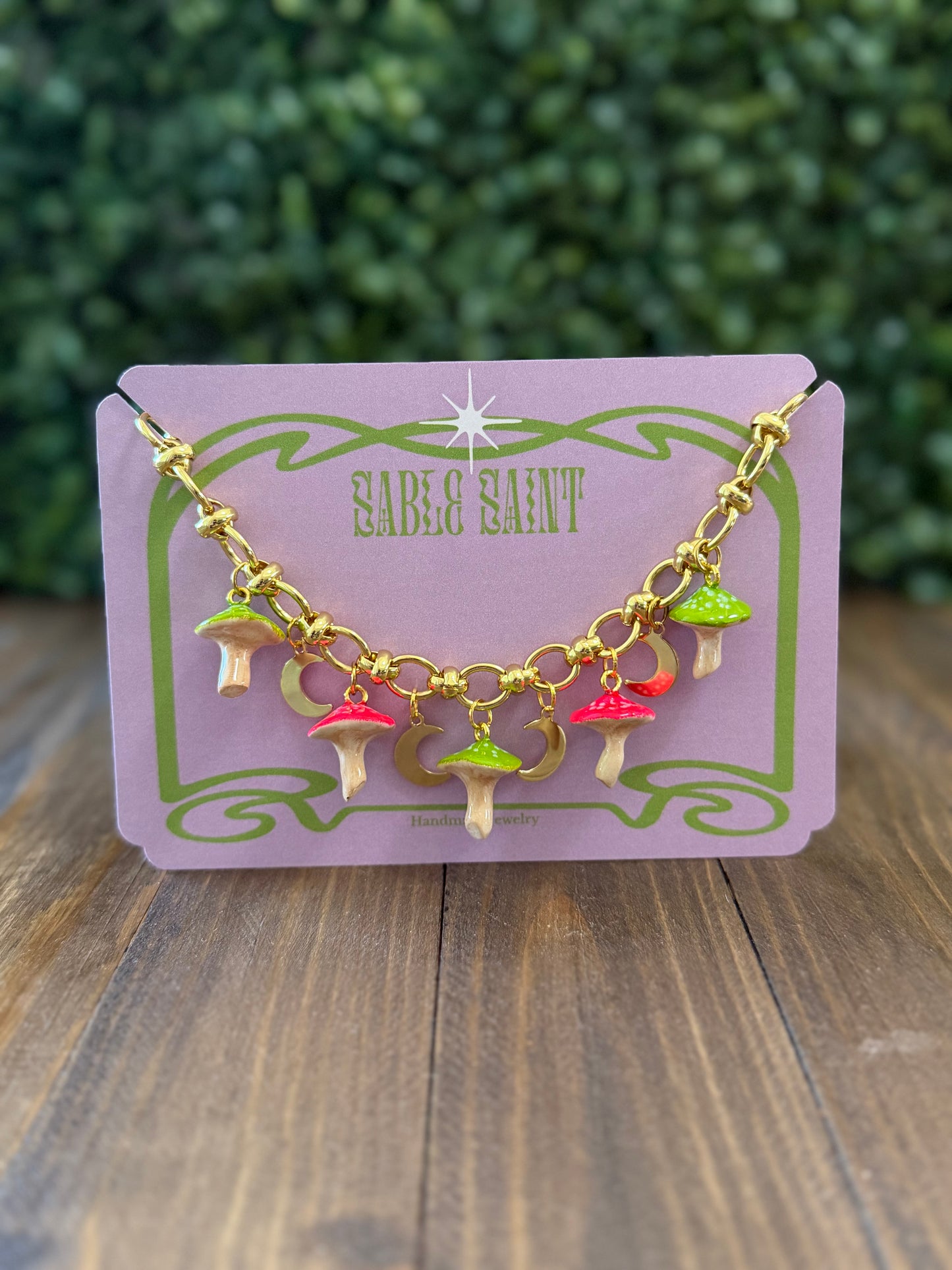 Magic Mushroom - Charm Necklace