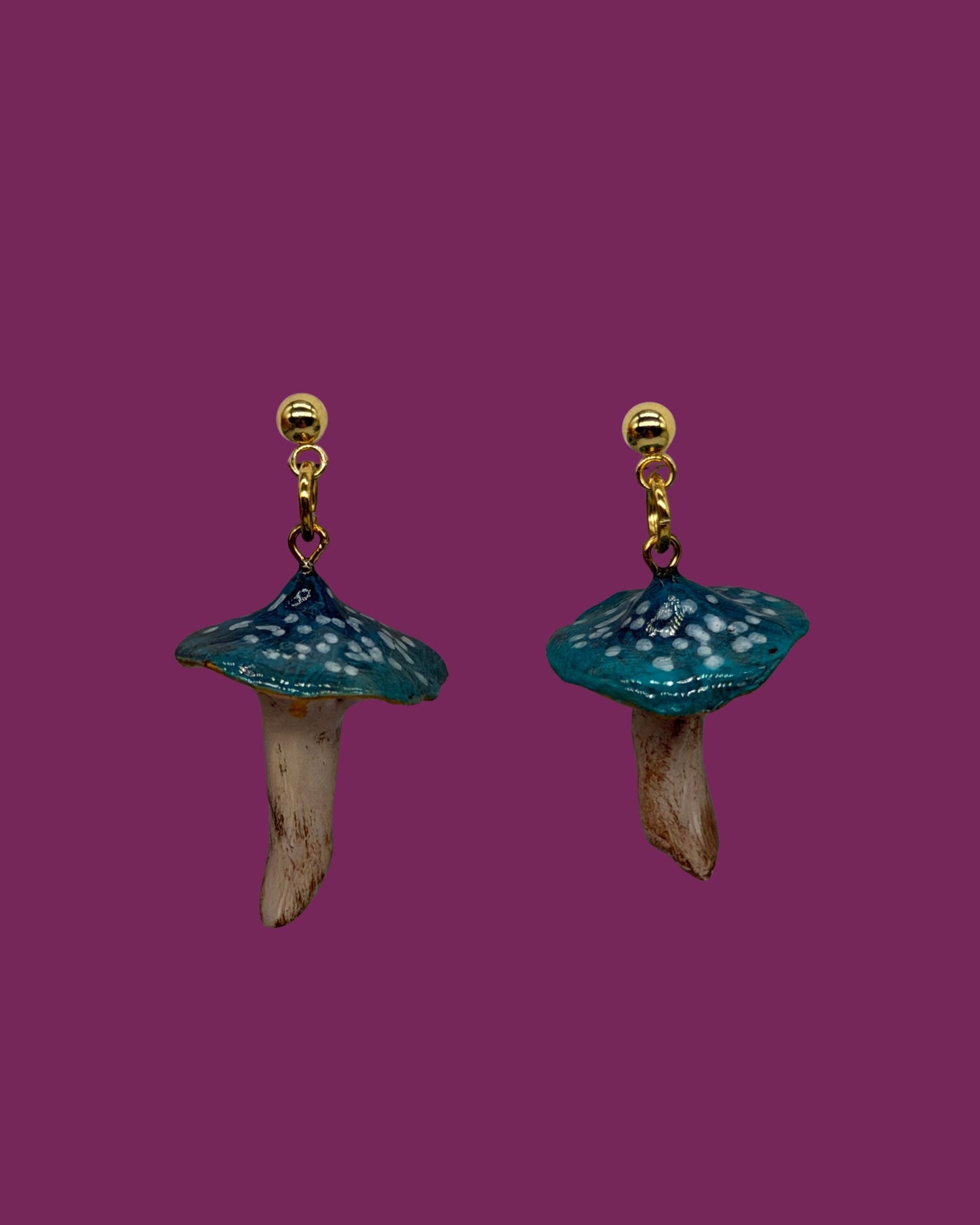 Forager's Find - Toadstool Earrings