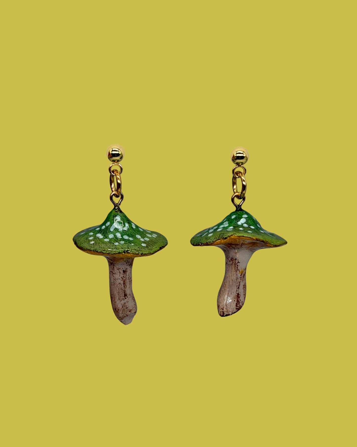 Forager's Find - Toadstool Earrings